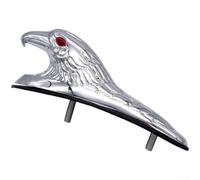 Metal para estatua de águila bicicleta guardabarros delantero decoración | Estatua plateada, soporte de guardabarros delantero, resistente a la intemperie, ajuste, para un aspecto resistente
