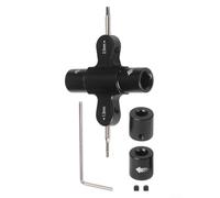 Metal para fpv para quad Propeller Wrench M5 with Bearing Metal | Ratchet mechanism, one-way bearing, fast prop changes, M5 nut driver, 1.5/2mm hex bits