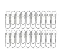 Metal Pen Clips Electroplated Rustproof Multifunctional Pen Holder Clips Strong Clamping Force for Notebooks Office School Stationery Iron Material 20PCS