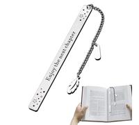 Metal Pendant Bookmark - Teacher Appreciation Oval Pendant Bookmark | Elegant Reading Accessory, For Book Lovers Readers Writers Students Librarians, Durable Engraved Decor