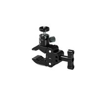Metal pequeña Cabeza vigorosamente Clip cámara SLR Universal Cabeza esférica fotografía Multifuncional Tipo Pinza Cangrejo Clip Fijo