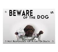 Metal plate Beware of the dog Lagotto Romagnolo