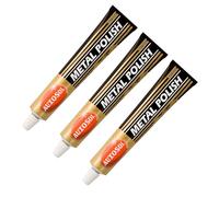 Metal Polish - Pasta De Pulir, Limpiador Y Abrillantador. Elimina El Oxido Y Otros Contaminantes De Todos Los Metales. (Acero, Cromo, Laton, Cobre, Plata, Aluminio, Etc) Limpia Joyas Y Monedas. (3)