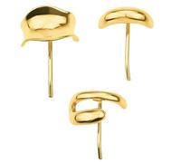Metal Ponytail Cuff | Fashionable Hair Buckle Cuff,3X Metal Ponytail Holder Hairr Clips, Decorative Me tal Pony tail Hair Cuffs for Women comfortable styling for all day wear