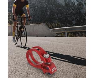 Metal pulgar Gear Shifter Clamp Para Sram Para X7 X9 Para Xo Xx Xo1 Para Xx1 Bicicletas Diseño hueco Ligero Oro (rojo)
