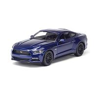 Metal Réplica Coche 1 18 for Ford Mustang 2015 Coche Deportivo Simulación Estática Vehículos Fundidos Presión Juguetes Coche Coleccionables Mini Modelo Vehicular(Azul)