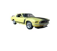 Metal Réplica Coche 1:18 Ford Mustang, Coche De Aleación, Modelo Estático, Decoración del Hogar, Agotado, Edición 1970 Mini Modelo Vehicular