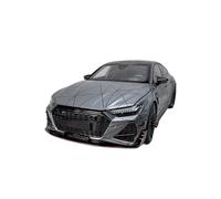 Metal Réplica Coche 1:18 para Audi RS7 ABT Modelo De Coche De Aleación Modificado Completamente Abierto Vehículo Clásico Coleccionable Mini Modelo Vehicular(Gray)