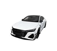 Metal Réplica Coche 1:18 para Audi RS7 ABT Modelo De Coche De Aleación Modificado Completamente Abierto Vehículo Clásico Coleccionable Mini Modelo Vehicular(White)