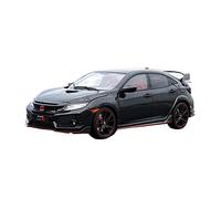 Metal Réplica Coche 1 18 para Honda Civic Type-R Fk8 Modelo Coche Aleación De Zinc De Simulación Coleccionable como Regalo Negocios Mini Modelo Vehicular(Negro)