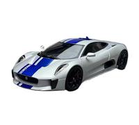 Metal Réplica Coche 1:18 para Jaguar C-X75 Coche Deportivo Simulación Aleación Colección Fanáticos Decoración del Hogar Adornos Metal Mini Modelo Vehicular