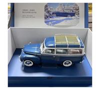 Metal Réplica Coche 1:18 para Volvo PV445 Duett Modelo De Coche De Simulación De Metal Fundido A Presión Colección Clásica Apertura Completa Mini Modelo Vehicular
