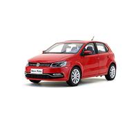 Metal Réplica Coche 1 18 Shanghai Volkswagen New Polo 2016 New Polo Polo Car Model Mini Modelo Vehicular(Rojo)