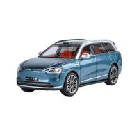 Metal Réplica Coche 1 24 para AITO M9 SUV Aleación Nuevo Modelo Coche Energético Fundición Presión Modelo Coche Sonido Luz Regalo para Niños Mini Modelo Vehicular(Azul)