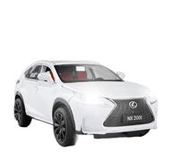 Metal Réplica Coche 1 32 for Lexus NX200T Simulación Modelo De Coche Fundido A Presión Aleación Pull Back Vehículos De Juguete Regalo Mini Modelo Vehicular(White)