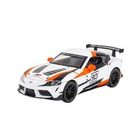 Metal Réplica Coche 1 32 for Toyota Supra GT4 Concepto Simulación Diecast Modelo De Coche De Carreras Tire hacia Atrás Vehículos De Juguete Regalo Mini Modelo Vehicular(White)