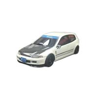 Metal Réplica Coche 1:43 Honda Civic EG6 Spoon JDM Simulación Modelo De Coche Colección De Resina Vehículo Mini Modelo Vehicular