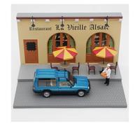 Metal Réplica Coche 1:43 para Matra Simca Rancho Station Wagon Scene Sandtable Alloy Car Model Collectible Toy Mini Modelo Vehicular
