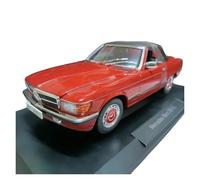Metal Réplica Coche Colección De Adornos Metálicos para Mercedes Benz 350SL Escala 1:18 Mini Modelo Vehicular