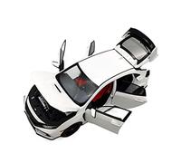 Metal Réplica Coche LCD 2020 1 18 Honda Civic Type R FK8 Alloy Car Model Japanese Sports Car Model Mini Modelo Vehicular(White)