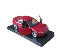 Metal Réplica Coche Modelo De Coche Estático Aleación Mazda RX-8 2003 Escala 1:24 Colección Regalos Navideños Juguete para Niños Exhibición Mini Modelo Vehicular
