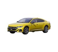 Metal Réplica Coche Original Factory 1 18 VW New CC 2021 Edition diecast Alloy Car Model for Gift, Toys Mini Modelo Vehicular(Yellow)