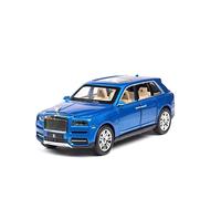 Metal Réplica Coche para 1 24 Rolls-Royce Cullinan Legering Coche De Simulación Modelo De Aleación Niños Juguete Mini Modelo Vehicular(Azul)