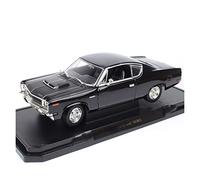 Metal Réplica Coche para American AMC Rambler Rebel 1970 1 18 Retro Aleación Muscle Car Modelo Recuerdo Adornos Coleccionables Mini Modelo Vehicular