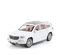 Metal Réplica Coche para Fine Luxury Car 1 24 Modelo De Coche Altamente Simulado Juguete para Decoración del Hogar para Niños Mini Modelo Vehicular(White)
