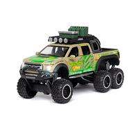Metal Réplica Coche para Ford 1 32 Coche Juguete En Miniatura Coche Aleación Zinc Coche Juguete Extraíble con Sonido Y Luz Regalo para Niños Mini Modelo Vehicular(Verde)