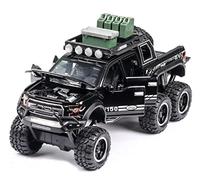 Metal Réplica Coche para Ford 1 32 Coche Juguete En Miniatura Coche Aleación Zinc Coche Juguete Extraíble con Sonido Y Luz Regalo para Niños Mini Modelo Vehicular(Negro)