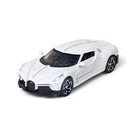 Metal Réplica Coche para Nuevo Coche Deportivo 1 32 Modelo De Coche De Juguete Coche De Aleación De Zinc Coche De Juguete con Sonido Y Luz Mini Modelo Vehicular(White)