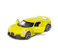 Metal Réplica Coche para Nuevo Coche Deportivo 1 32 Modelo De Coche De Juguete Coche De Aleación De Zinc Coche De Juguete con Sonido Y Luz Mini Modelo Vehicular(Yellow)
