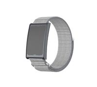 Metal Ring Two Sections Nylon Hook and Loop Fastener Watch Band for Amazfit Helio Strap