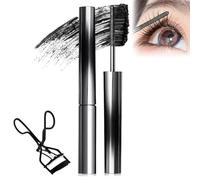Metal Rod Mascara de Pestañas Waterproof,Telescopic Lift Tubing Metal Mascara,Lightweight Brushless Design Rímel Rizado 3D no Se Apelmaza ni Se Mancha,Adecuado para Mujeres y Niñas con Ojos Sensibles.