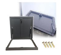 Metal Roof Access Lid,Weatherproof Roof Hatch With Full Surround Sealing Gasket,90 Degree Rotary Lock Handle,Custom Size Available For Flat Roof,Warehouse,Attic Inspection(28"x29"/71x74cm)