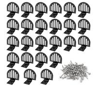 Metal Roof Snow Baffles - Snow Guards for Metal Roofing | 25pieces Standing Seam Roofing Metals Ice Stop | Standing Seam Roof Guards Stop Snôw Slides for Winter Supplies Snôw Accumulation