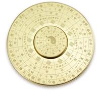Metal Rotating Bagua Gyroscope Fun Decorative Ornaments Gifts