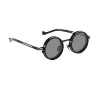 Metal Round Sunglasses, Adjustable Tint Polarized, 9-Gear Variable Lens with Frame, Protective Metal Daily Eyewear, Smart Shading Accessory with Classic Style, Travel Gear for Fishing Driving