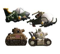 Metal Slug 3 Set 4 Juguete De Vehículo A Retroceso Beast Kingdom PCB-011