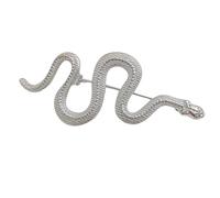 Metal Snake Shape Broche Punk Pin De Sin Fide Para Uso Diario Y Festival Evento Formal Femenino Unisex
