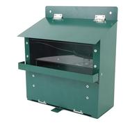 Metal Squirrel Corn Aleeder, Alimentador de Ardillas, Estación de Alimentación de Ardillas para Colgar el árbol Afuera, Mini Ardilla de Ardilla de la Ardilla del Banco de Picnic