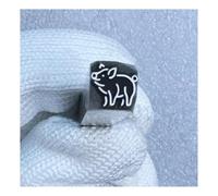 Metal stamping kit Herramienta de estampado de metal para los doce animales del zodíaco, utilizada para tallar joyas, cuero y bisutería.(Pig,7mm)