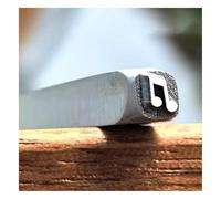 Metal stamping kit Kit de estampado de metal para joyería personalizado, 15 patrones de símbolos musicales, tallado, pulido, joyería, cuero(Pattern6)