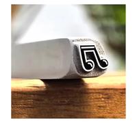 Metal stamping kit Kit de estampado de metal para joyería personalizado, 15 patrones de símbolos musicales, tallado, pulido, joyería, cuero(Pattern4)