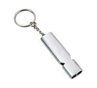 Metal Survival Whistle - Super Loud 120dB Emergency Distress WhistleSilver