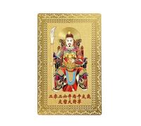 Metal Tai Sui Card - Copper Blessing Keepsake, Year Of The Horse Token