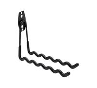 Metal Tennis Racket Holder, Wall-Mount Badminton & Paddle Rack, Storage Organizer for 6 Racquets, Utility Hooks for Display, Sports Equipment, Wall Hook Organizer