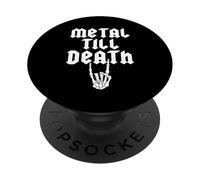 Metal Till Death PopSockets PopGrip Adhesivo