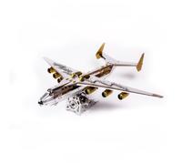 METAL-TIME ANTONOV Mriya AN-225 - Producto oficial edición exclusiva, modelo mecánico, avión de carga, modelo 3D, kit de bricolaje, modelo de trabajo de avión sueño ucraniano